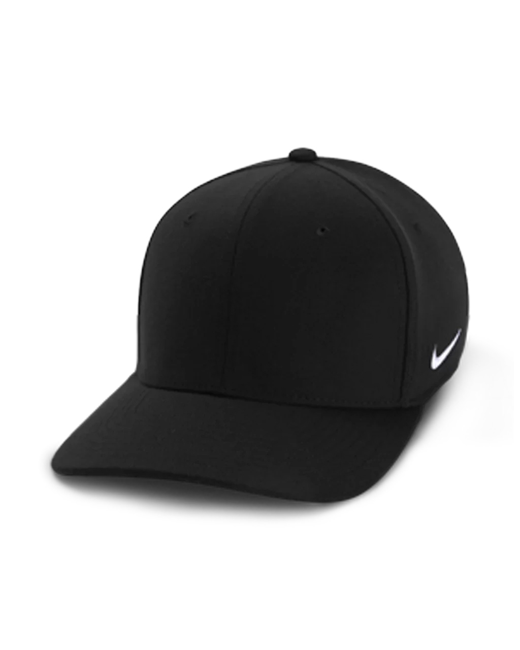 Nike_Team_Rise_Swoosh_Flex_867308_Blank_Black_Color_3Quarter_front_view.webp Nike Team Rise Swoosh Flex - Image 1